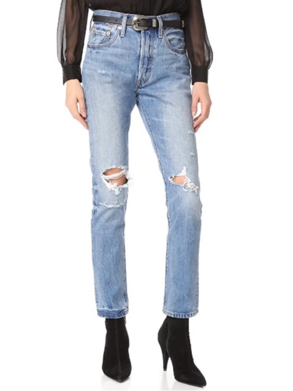 Levis 501 Skinny Jeans. Size: 27